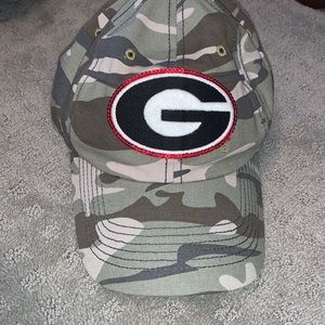 COPY - UGA camo women’s baseball cap